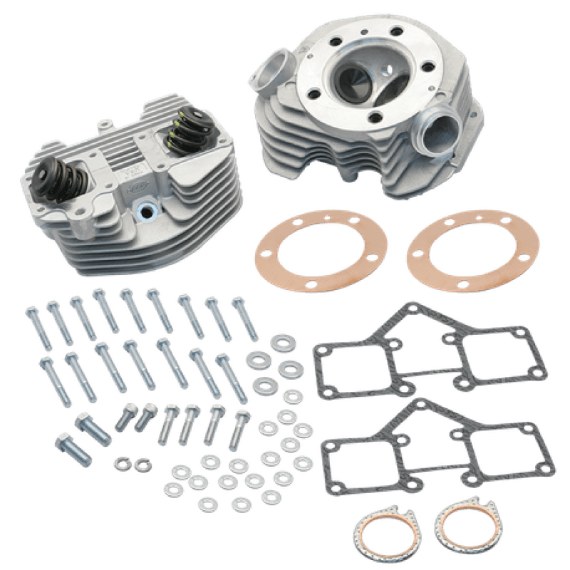 S&S Cycle — S&S Cycle 66-78 BT Super Stock Stock Bore O-Ring Style Single Plug Cylinder Head Kit - view 2