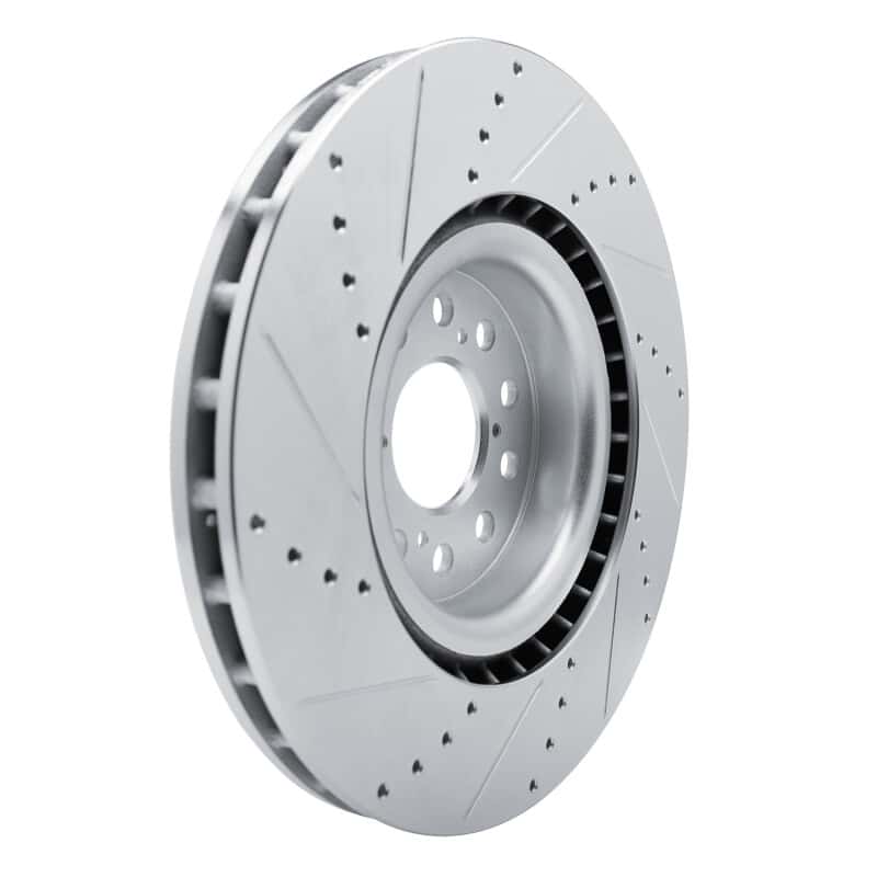 R1 Concepts — R1 17-25 Acura Integra Front Right Drilled & Slotted Silver Brake Rotor
R1 Brake Rotor Drill - view 4