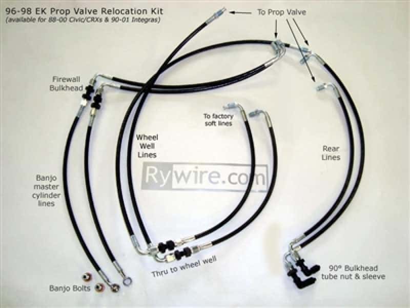 Rywire — Rywire Proportion Valve Relocation Kit (Drop Ship Only - On PO Note Vehicle and Master Cyl Type) - view 2