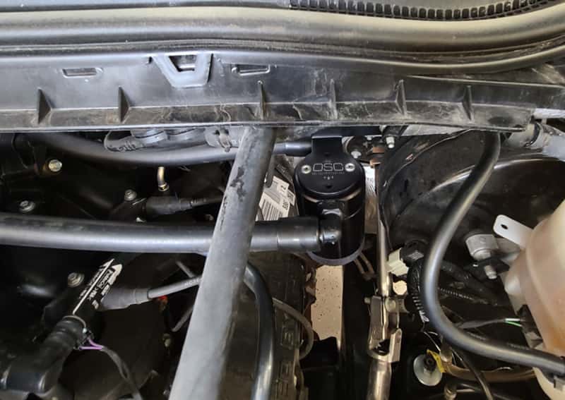 J&L — J&L 17-22 Ford F-250 6.2L/7.3L Passenger Side Oil Separator 3.0 - Black Anodized
Oil Separator - view 2
