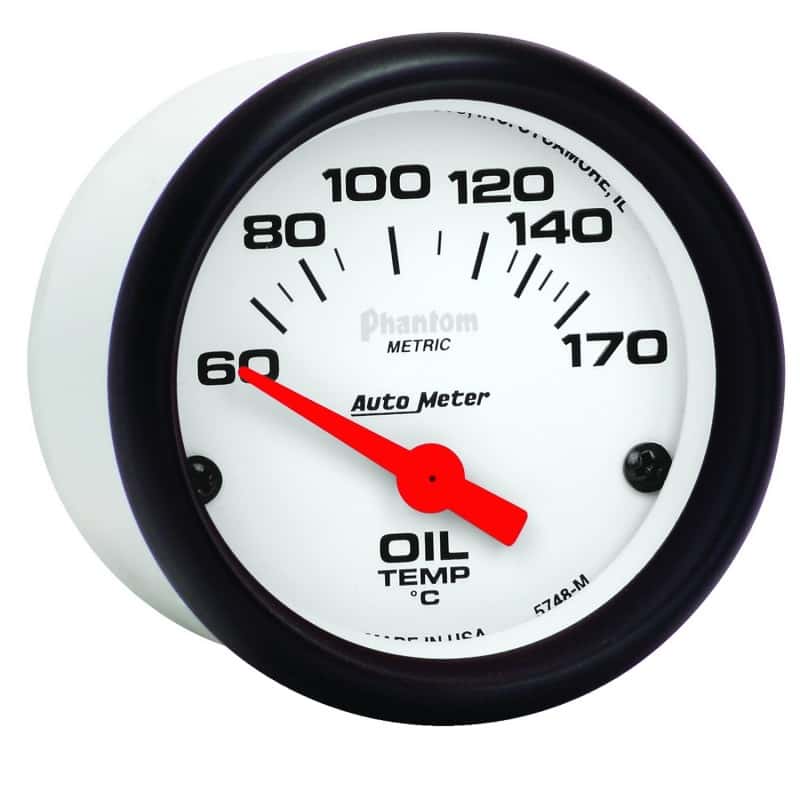 AutoMeter — Autometer Phantom 2-1/16in 60-170 Deg F Electronic Oil Temperature Gauge
2" OIL TEMP, 60-170 - view 7