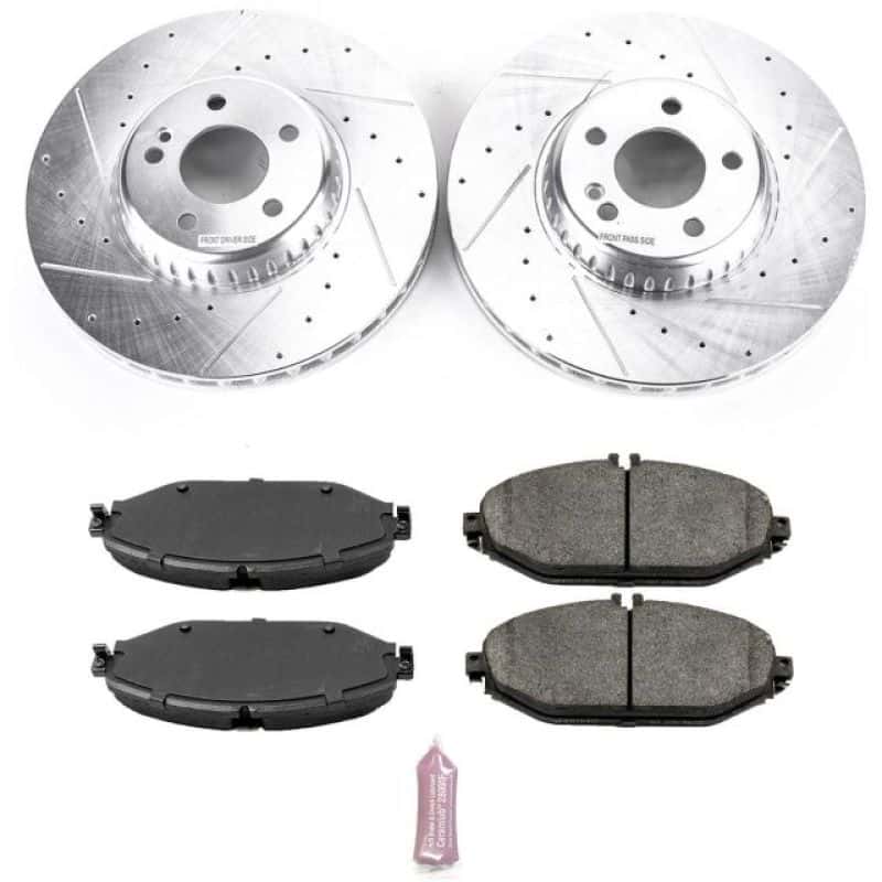 PowerStop — Power Stop 17-18 Mercedes-Benz C300 Front Z23 Evolution Sport Brake Kit - view 1