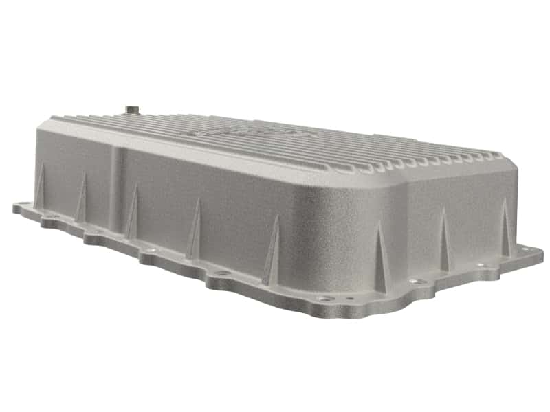 aFe — aFe 20-26 GM Trucks L6 3.0L Transmission Pan - Raw / Machined Fins
Transmission Pan - view 4