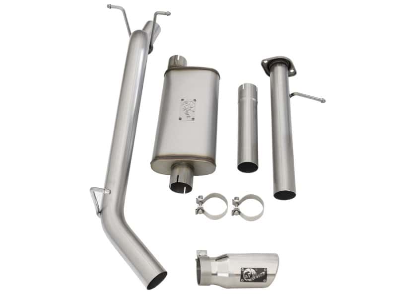 aFe — aFe Mach Force-XP Exhaust 3in CB SS 15-17 GM Colorado/Canyon 2.5L/3.6L Side Exit w/ Polished Tip
Cat-Back Exhaust - view 7