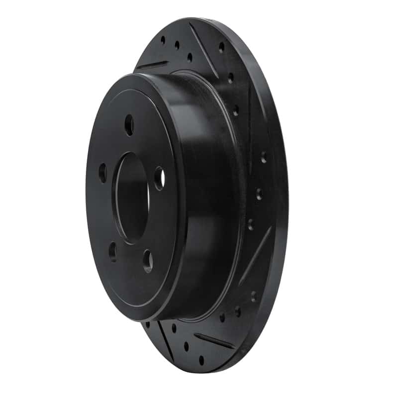 R1 Concepts — R1 03-07 Jeep TJ (Canada - See Wrangler for US) Rear Right Drilled & Slotted Black Brake Rotor
R1 Brake Rotor Drill - view 2