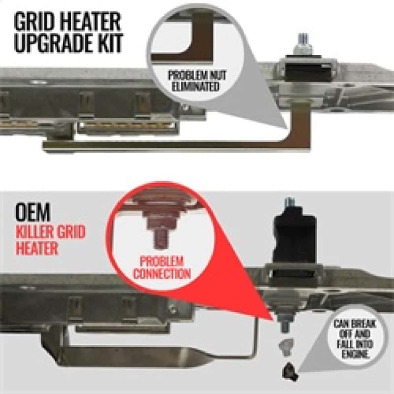 BD Diesel — BD Diesel 11-24 Dodge (Ram) 2500/3500 6.7L Cummins Killer Grid Heater Upgrade Kit
EngGridTypePreHeatBk
KILLER GRID HEATER - view 8