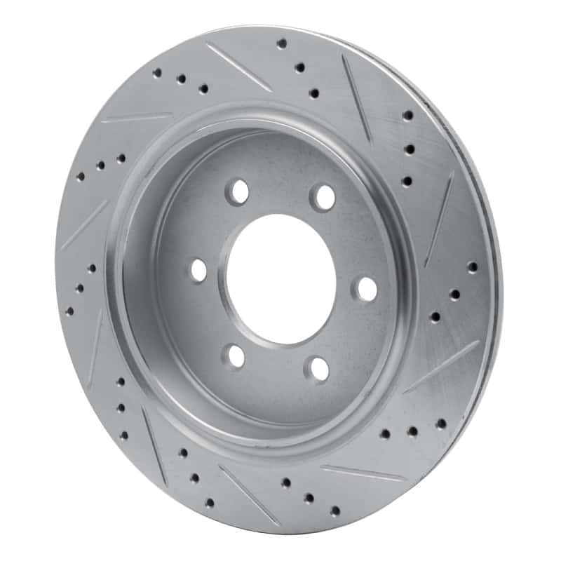 R1 Concepts — R1 15-17 Ford F-150 4WD Rear Left Drilled & Slotted Silver Brake Rotor
R1 Brake Rotor Drill - view 4