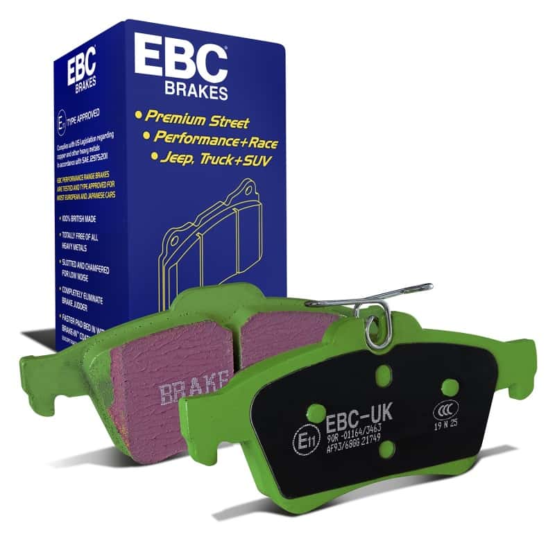 EBC — EBC 08-10 Chevrolet Cobalt 2.0 Turbo (SS) Greenstuff Rear Brake Pads
Disc Brake Pad - view 1