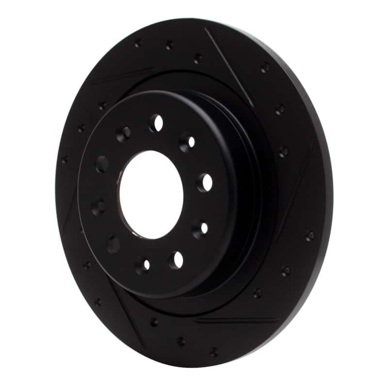 R1 Concepts — R1 2016-2025 Buick LaCrosse Rear Right Drilled & Slotted Black Brake Rotor
R1 Brake Rotor Drill - view 2
