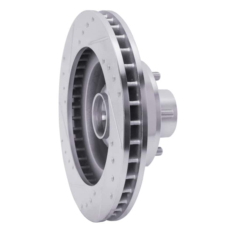 R1 Concepts — R1 1969-1973 Chrysler New Yorker Front Right Drilled & Slotted Silver Brake Rotor
R1 Brake Rotor Drill - view 4