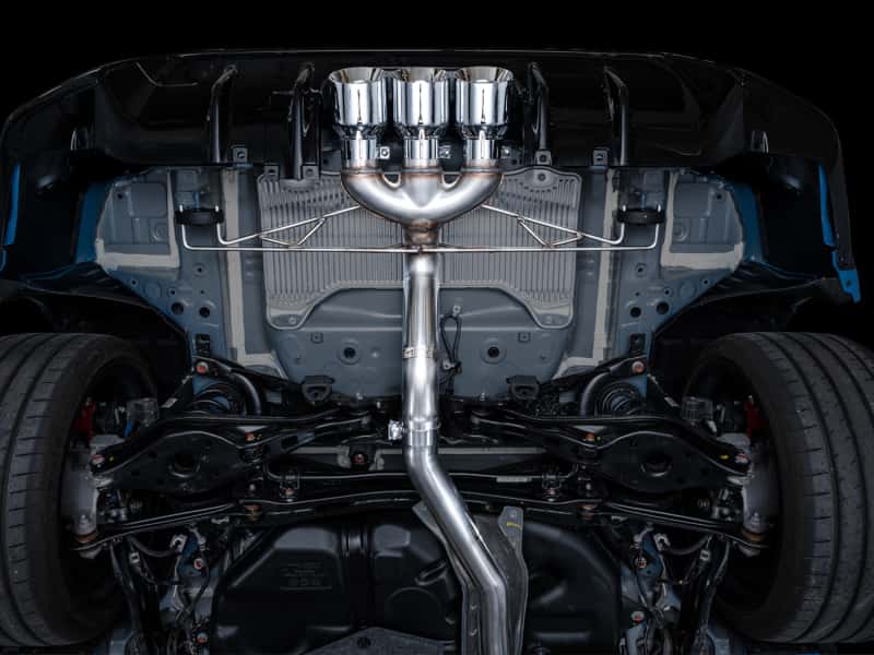 AWE Tuning — AWE Tuning 2023 Honda Civic Type R FL5 Track Edition Exhaust w/ Triple Chrome Silver Tips
Track Exhaust - view 3