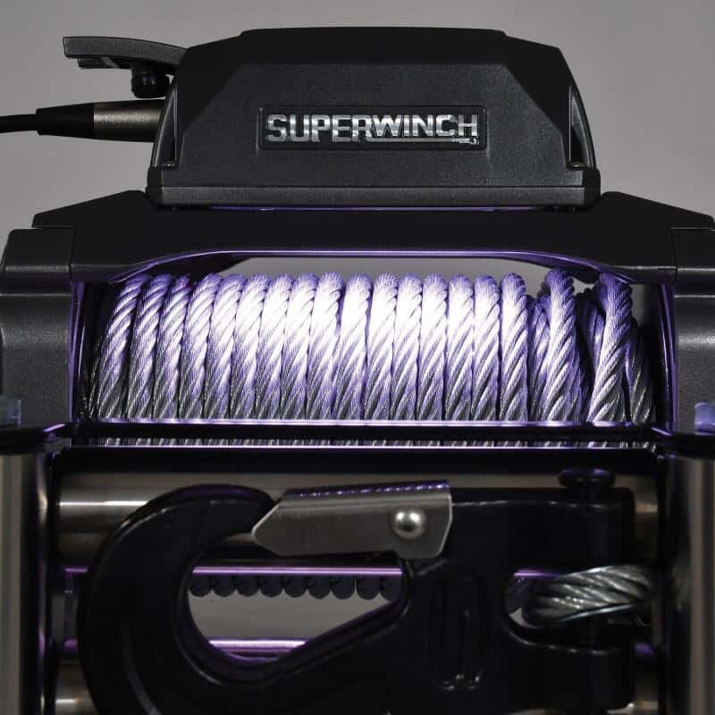 Superwinch — Superwinch 10000 LBS 12V DC 3/8in x 85ft Wire Rope SX 10000 Winch
Winch - view 40