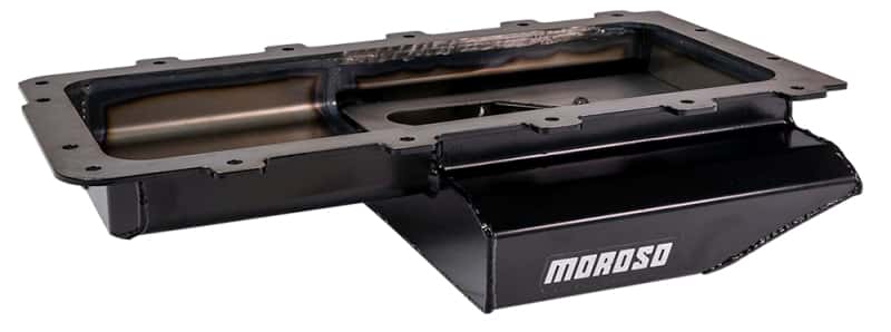 Moroso — Moroso Ford 4.6/5.4L Cobra Replica (w/Rear Sump) Road Race Baffled Wet Sump 7qt 4in Steel Oil Pan - view 2