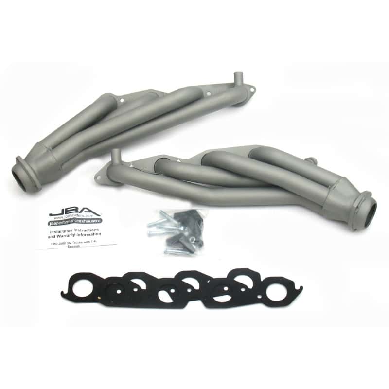 JBA — JBA 96-00 GM Truck 7.4L Vortec w/EGR & A.I.R. 1-3/4in Primary Ti Ctd Cat4Ward Header
Exhaust Header - view 2