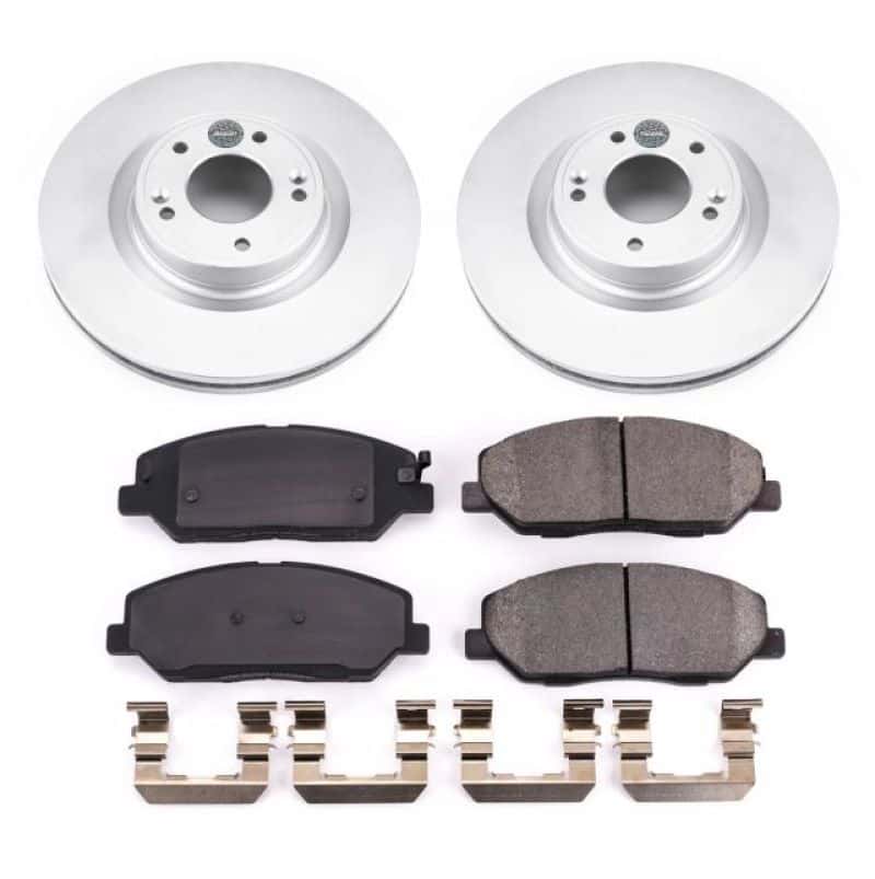 PowerStop — Power Stop 09-11 Hyundai Genesis Front Z17 Evolution Geomet Coated Brake Kit - view 1