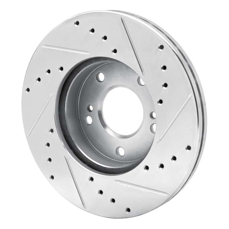 R1 Concepts — R1 89-90 Nissan 300ZX Front Left Drilled & Slotted Silver Brake Rotor
R1 Brake Rotor Drill - view 4