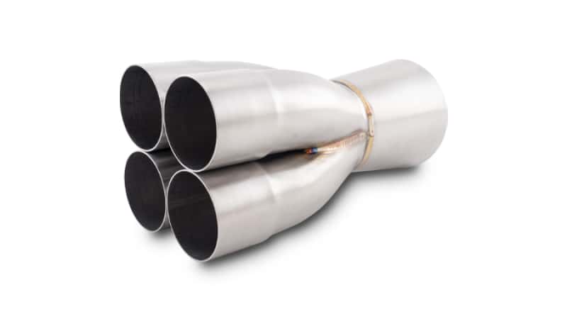 Vibrant — Vibrant 4-1 Merge Collector 2.50in Inlet I.D. Merge O.D. - 4.00in Outlet O.D. - 4.50in
4IN1-2.5"IDX4.5"OD
Exhaust Collector - view 2