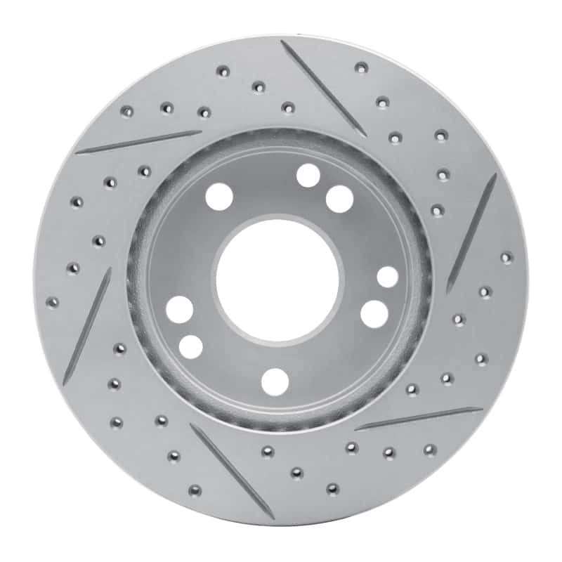 R1 Concepts — R1 87-93 Mercedes-Benz 190D Front Left Drilled & Slotted Geo-Carbon Rotor - view 5