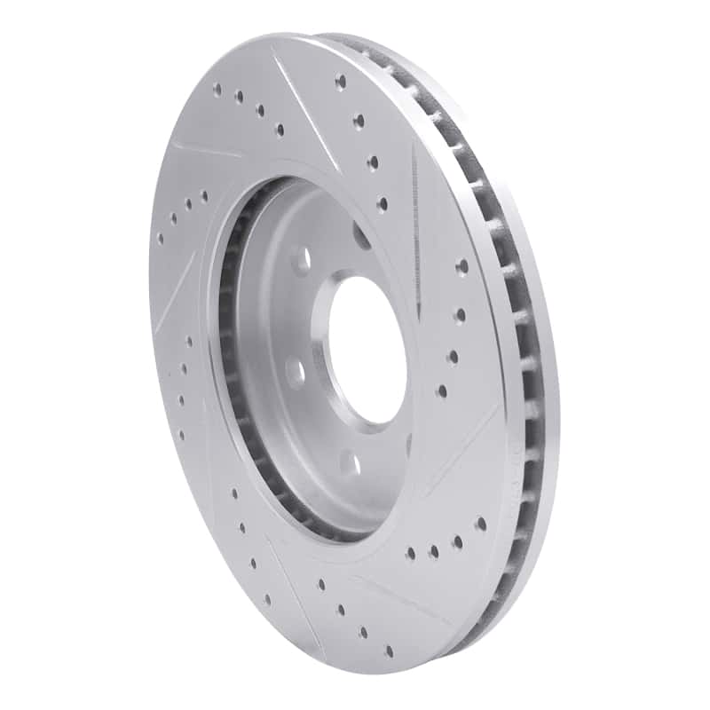 R1 Concepts — R1 05-21 Nissan Frontier Front Left Drilled & Slotted Silver Brake Rotor
R1 Brake Rotor Drill - view 4