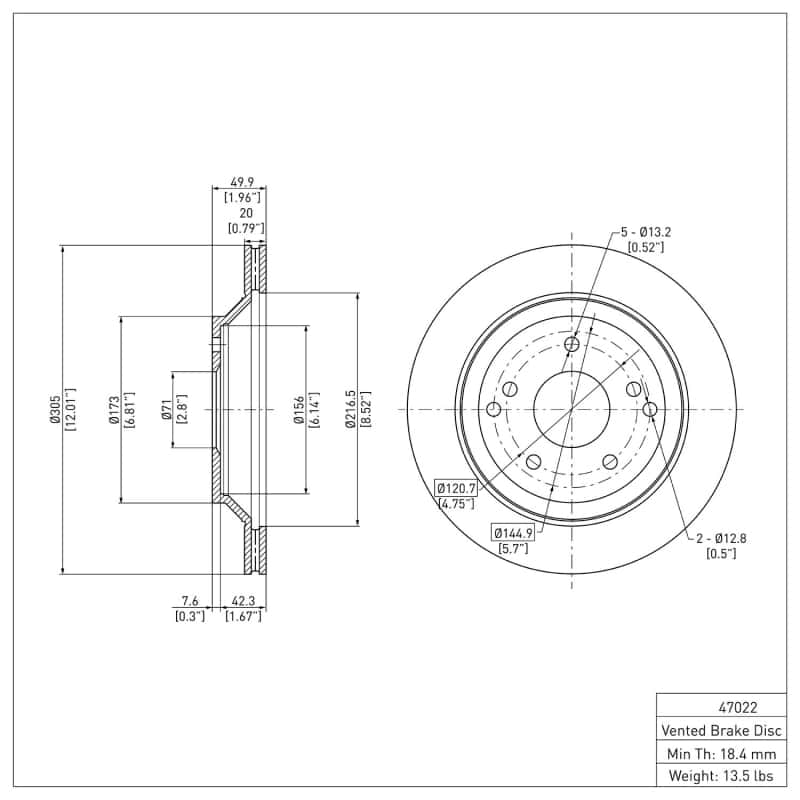 DFC — DFC 88-96 Chevrolet Corvette Rear GeoSPEC Coated Rotor
DFC Brake Rotor - view 6