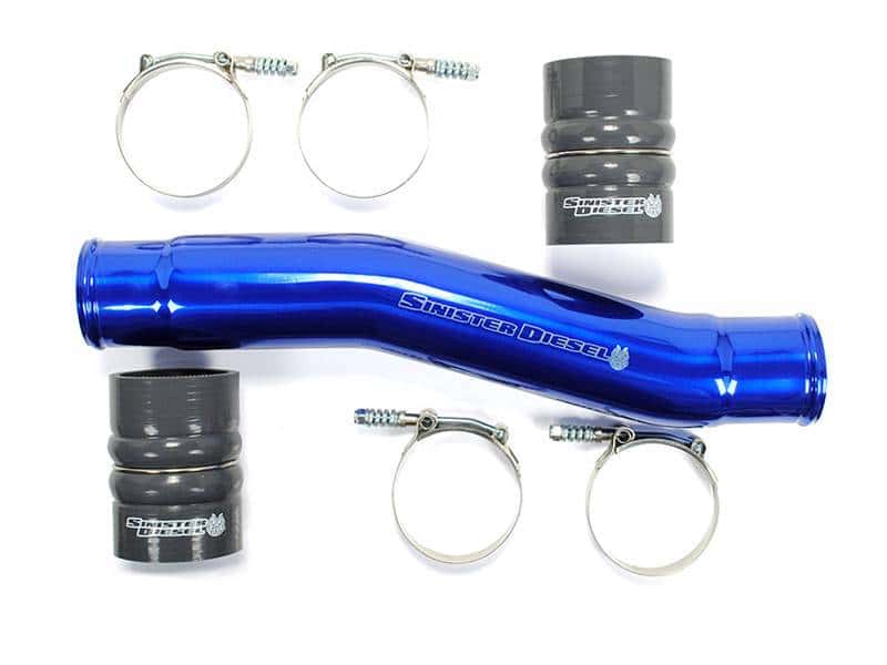 Sinister Diesel — Sinister Diesel 10-12 Dodge Cummins 6.7L Hot Side Charge Pipe
Intercooler Pipe - view 4