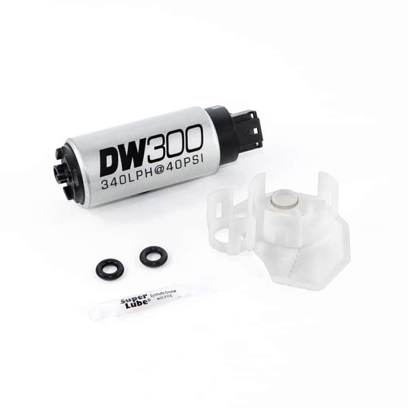 DeatschWerks — DeatschWerks 340lph DW300C Compact Fuel Pump w/Install Kit 08-15 Mitsubishi EVO X (w/o Clips) - view 1