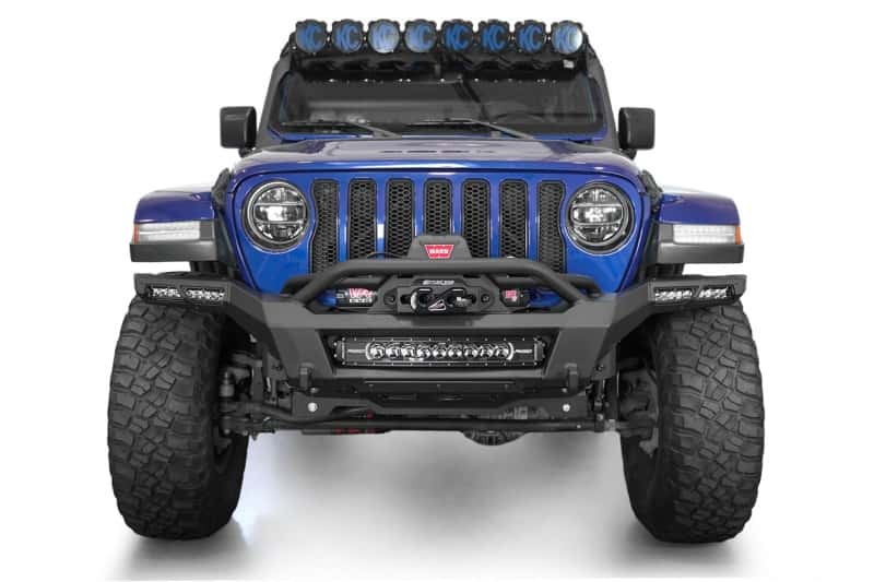 Addictive Desert Designs — Addictive Desert Designs18-24 Jeep Wrangler JL / 18-24 Jeep Gladiator JT Phantom Winch Rear Bumper
Bumper- Front - view 3