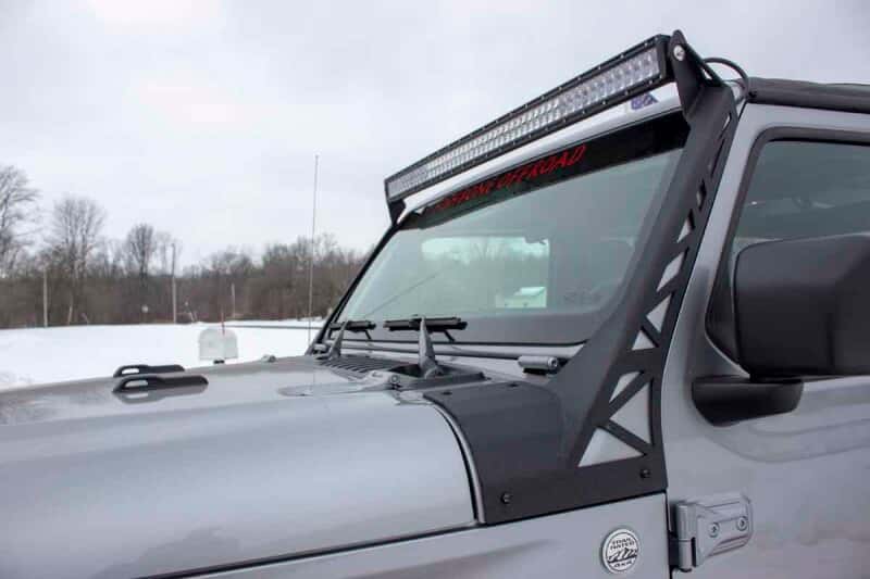 Fishbone Offroad — Fishbone Offroad 2018+ Jeep Wrangler JL Windshield Light Bracket - view 8