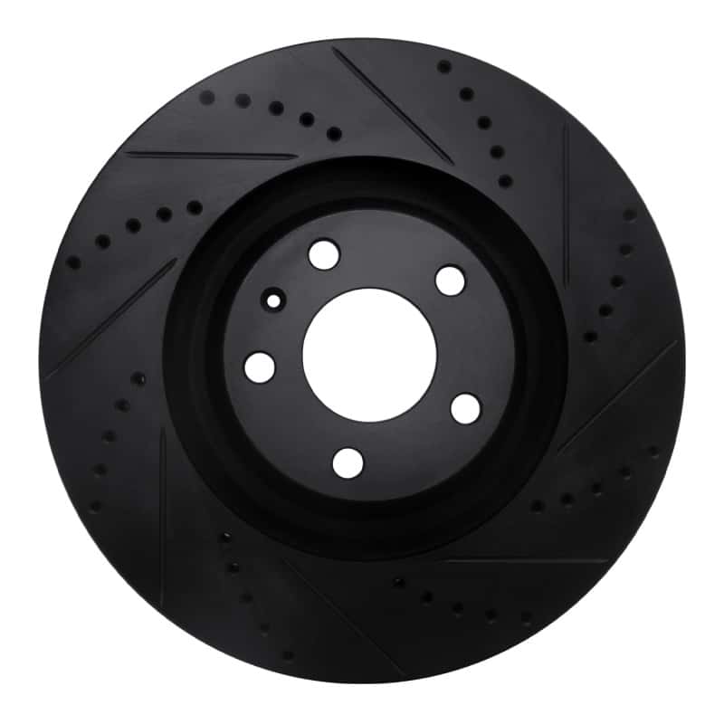R1 Concepts — R1 05-11 Audi A6 Quattro Front Right Drilled & Slotted Black Brake Rotor
R1 Brake Rotor Drill - view 1