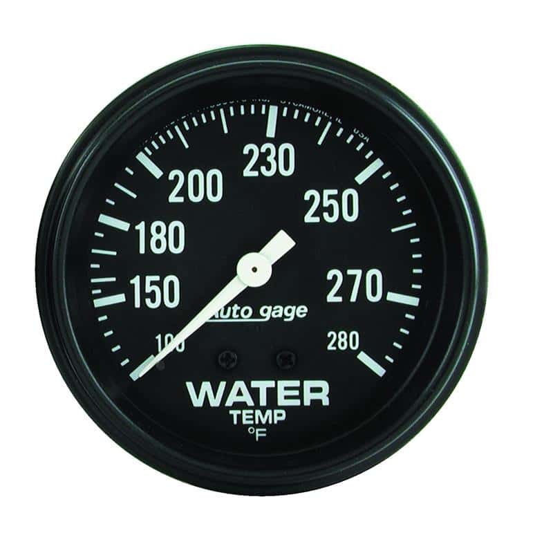 AutoMeter — Autometer AutoGage 2 5/8in Mechanical 100-280 Deg Water Temp Gauge - Black
GA 2.6" WTEMP M AG - view 2