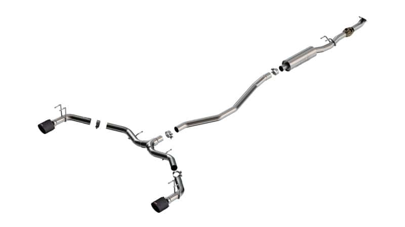 Borla — Borla 2023 Integra/22-23 Civic Si 1.5L 4 CYL. MT FWD 4DR 2.50in S-Type Catback Exhaust Carbon Fiber
Cat-Back System - view 1