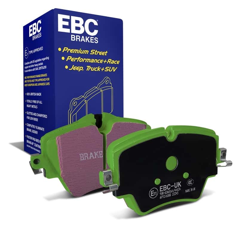 EBC — EBC 2017+ Mini Cooper Countryman (F60) 1.5L Turbo Greenstuff Front Brake Pads
Disc Brake Pad - view 1