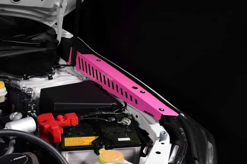 Perrin Performance — PERRIN 22-25 Subaru WRX Fender Shroud Set - Hyper Pink - view 5