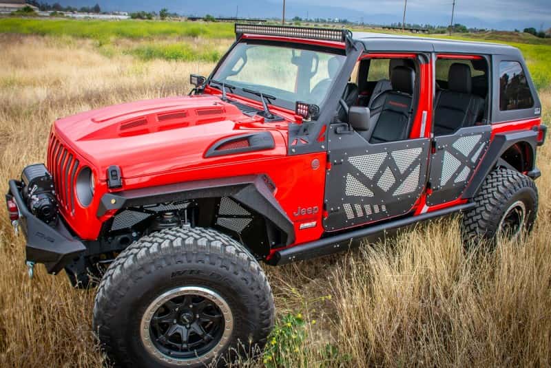 DV8 Offroad — DV8 Offroad 18+ Jeep JL Heat Dispersion Hood - Primer Black
Hood - view 7