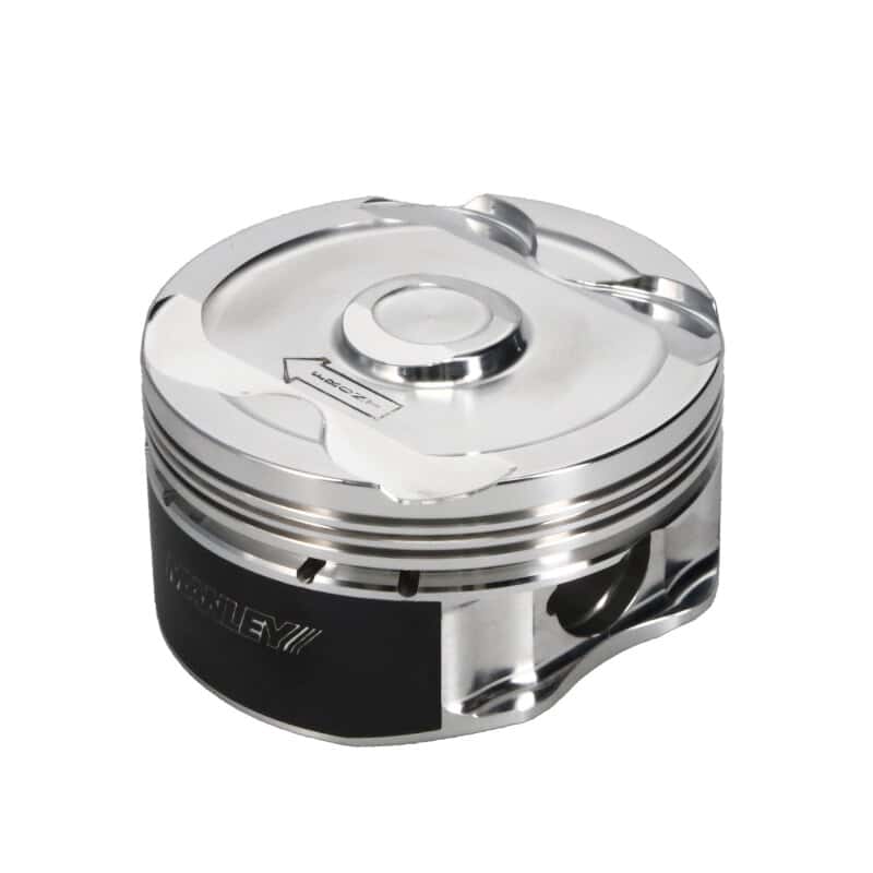 Manley Performance — Manley 2018+ Ford Coyote 5.0L DOHC -6cc Dish 3.662in Bore 10:1 CR Extreme Duty Platinum Piston Set
Piston Set - view 5