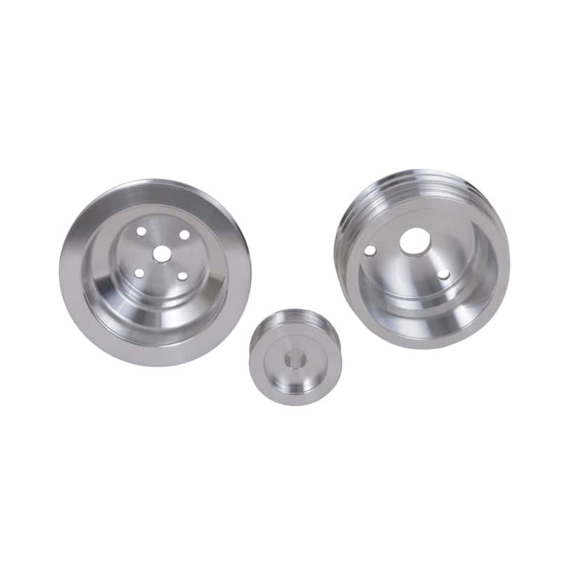 BBK — BBK 85-97 GM Truck 305 350 Underdrive Pulley Kit - Lightweight CNC Billet Aluminum (3pc)
Under Drive Pulleys
Pulley Kit - view 6