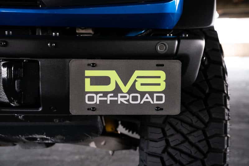 DV8 Offroad — DV8 Offroad 21-22 Ford Bronco Factory Front Bumper License Relocation Bracket - Side
License Bracket - view 12
