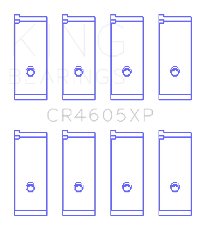 King Engine Bearings — King Engine Bearings Suzuki G13A/G13B (Size STD) Performance Rod Bearing Set
Engine Bearing - view 2