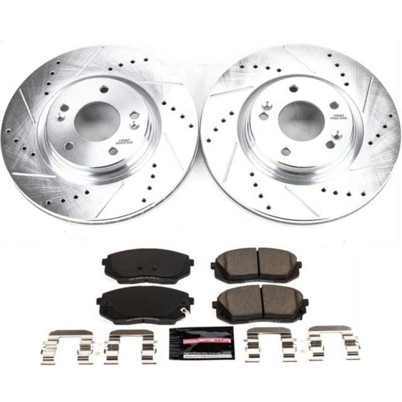 PowerStop — Power Stop 16-19 Hyundai Sonata Front Z23 Evolution Sport Brake Kit - view 1