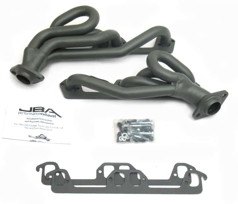 JBA — JBA 96-03 Dodge Truck 5.2L/5.9L Magnum 1-1/2in Primary Ti Ctd Cat4Ward Header
Exhaust Header - view 1