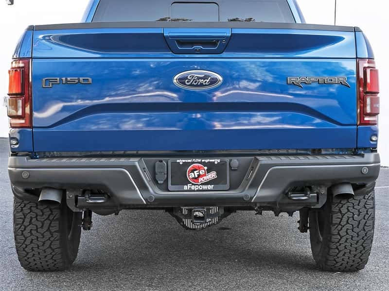 aFe — aFe MACH Force-Xp Cat-Back Exhaust w/Dual Hi-Tuck Tips Black 17-18 Ford F-150 Raptor V6-3.5L (tt)
Cat-Back Exhaust - view 7