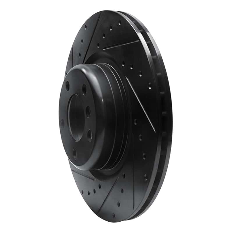 R1 Concepts — R1 12-20 BMW M240I Coupe & Convertible Rear Left Drilled & Slotted Black Brake Rotor
R1 Brake Rotor Drill - view 2