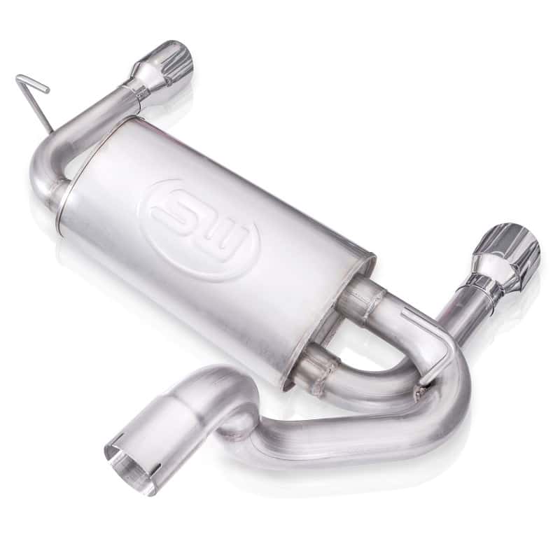 Stainless Works — Stainless Works 2018+ Jeep Wrangler JL 304SS Factory Connect 2.5in Axle Back Exhaust System
Exhaust System - view 3