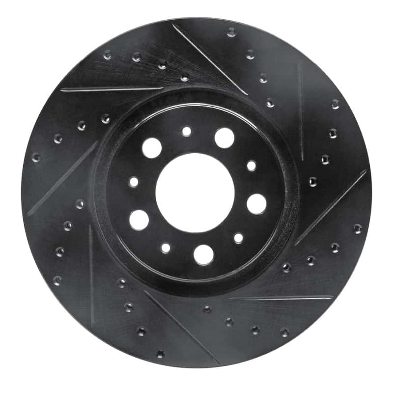 R1 Concepts — R1 03-09 Volvo XC90 Front Right Drilled & Slotted Black Brake Rotor
R1 Brake Rotor Drill - view 1