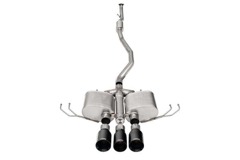 CORSA Performance — Corsa 2017-2021 Honda Civic Type R Xtreme Cat-Back Tri Rear Exit with 4.5in Black Pro-Series Tips
Exhaust - view 1
