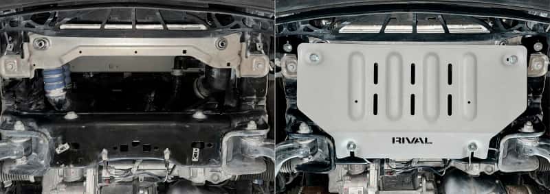 Rival 4x4 — RIVAL 2015-2026 Ford F150 Expedition Aluminum Radiator Skid Plate - view 3