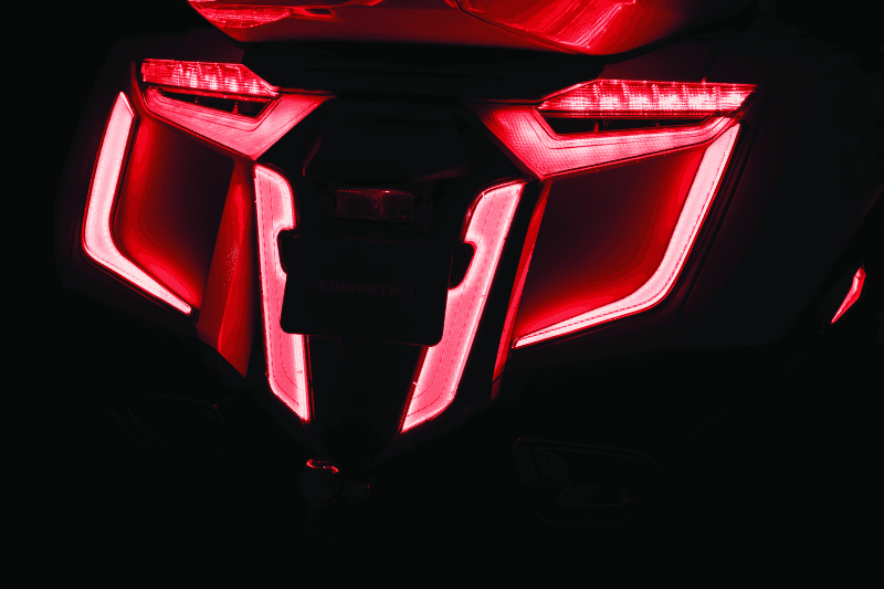 Kuryakyn — Kuryakyn Omni L.E.D Rear Fender Cover 18-20 GL1800 Satin Black - view 4