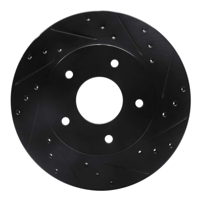 R1 Concepts — R1 78-81 Pontiac Firebird Rear Right Drilled & Slotted Black Brake Rotor
R1 Brake Rotor Drill - view 1