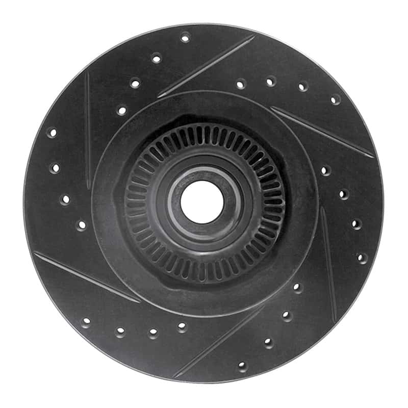 R1 Concepts — R1 95-11 Ford Explorer Front Right Drilled & Slotted Black Brake Rotor
R1 Brake Rotor Drill - view 5