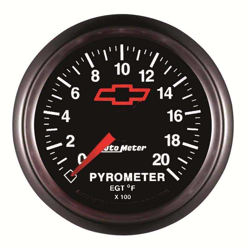 AutoMeter — AutoMeter Gauge Pyrometer (Egt) 2-1/16in. 2000 Deg. F Stepper Motor Chevy Red Bowtie Black
2-1/16" PYROMETER KI - view 4